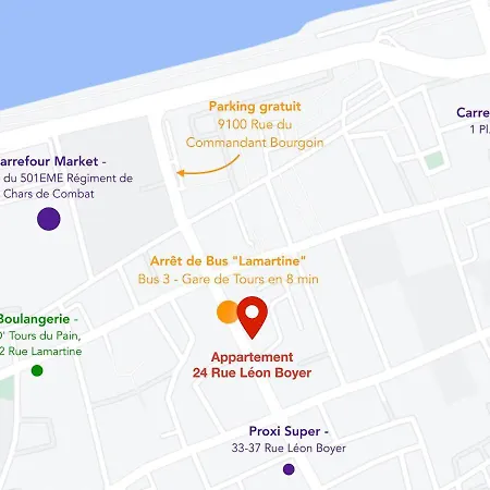 アパート T2 Style - Veranda & Terrasse Exterieure トゥール