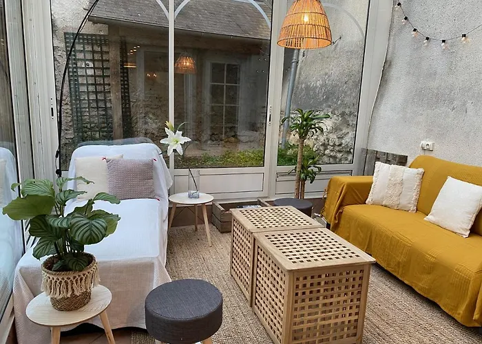 公寓 T2 Style - Veranda & Terrasse Exterieure 图尔